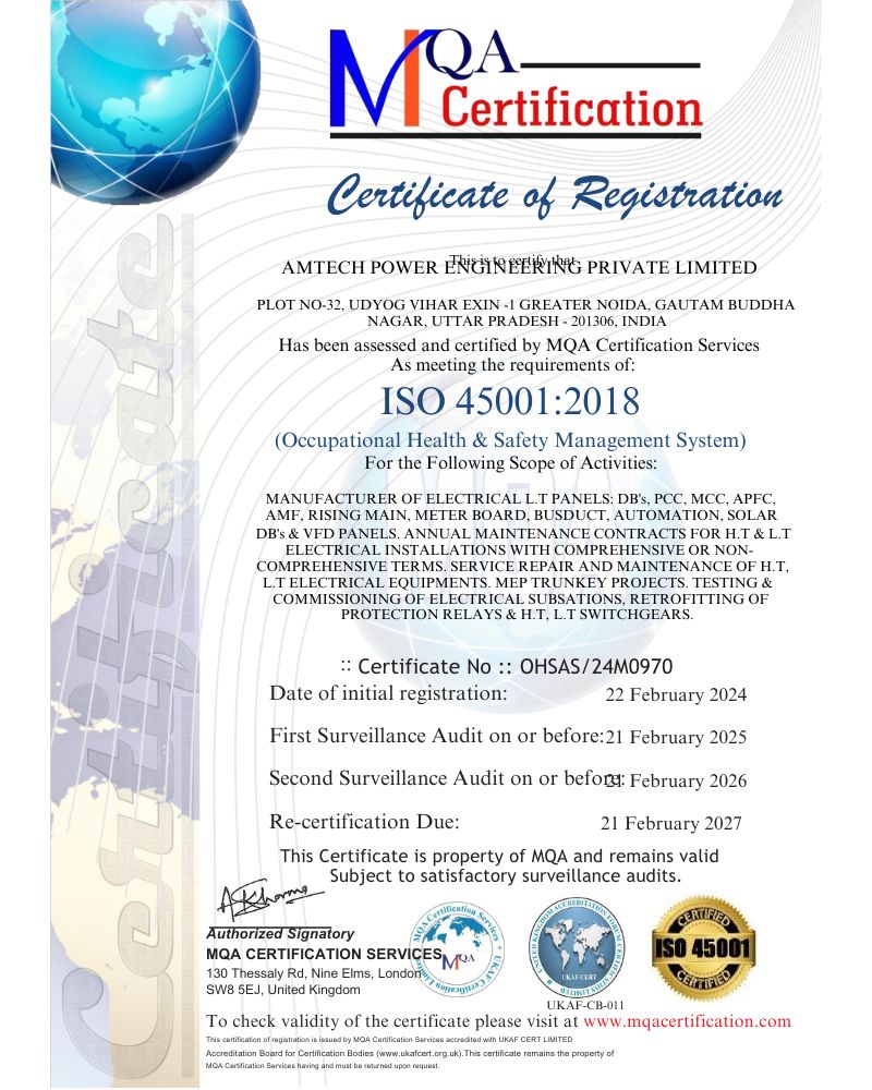 ISO 45001 2018 Occupational Health & Safety Management System